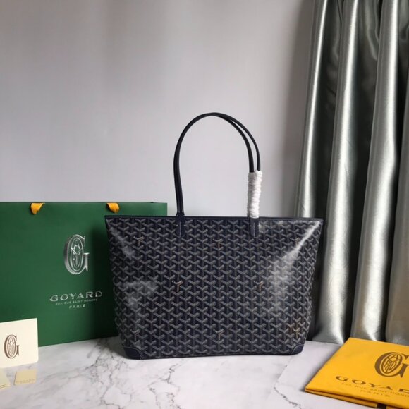Goyard Saint Louis PM Goyardine Grey Classic Designer Tote Bag - Picture 1 of 8